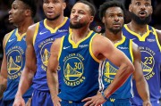 美媒P图：想象一下詹姆斯父子与字母兄弟在湾区与库里联手